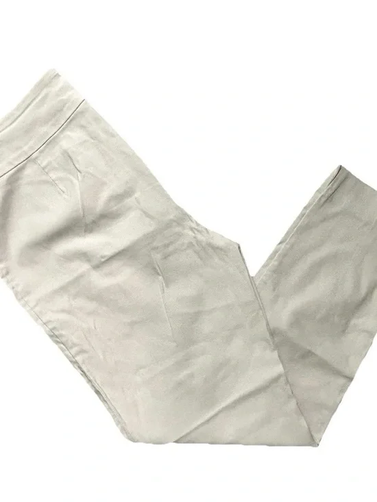 Women’s Counterparts White Pull On Pants Stretch Size 12 - Picture 1 of 4